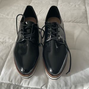 Aldo Black Lace Shoes Size 8